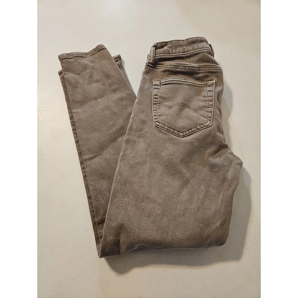 American Eagle Mens‎ Jeans Brown 28x32  Easy Flex Stretch Denim Jean (A1255) - Picture 3 of 10